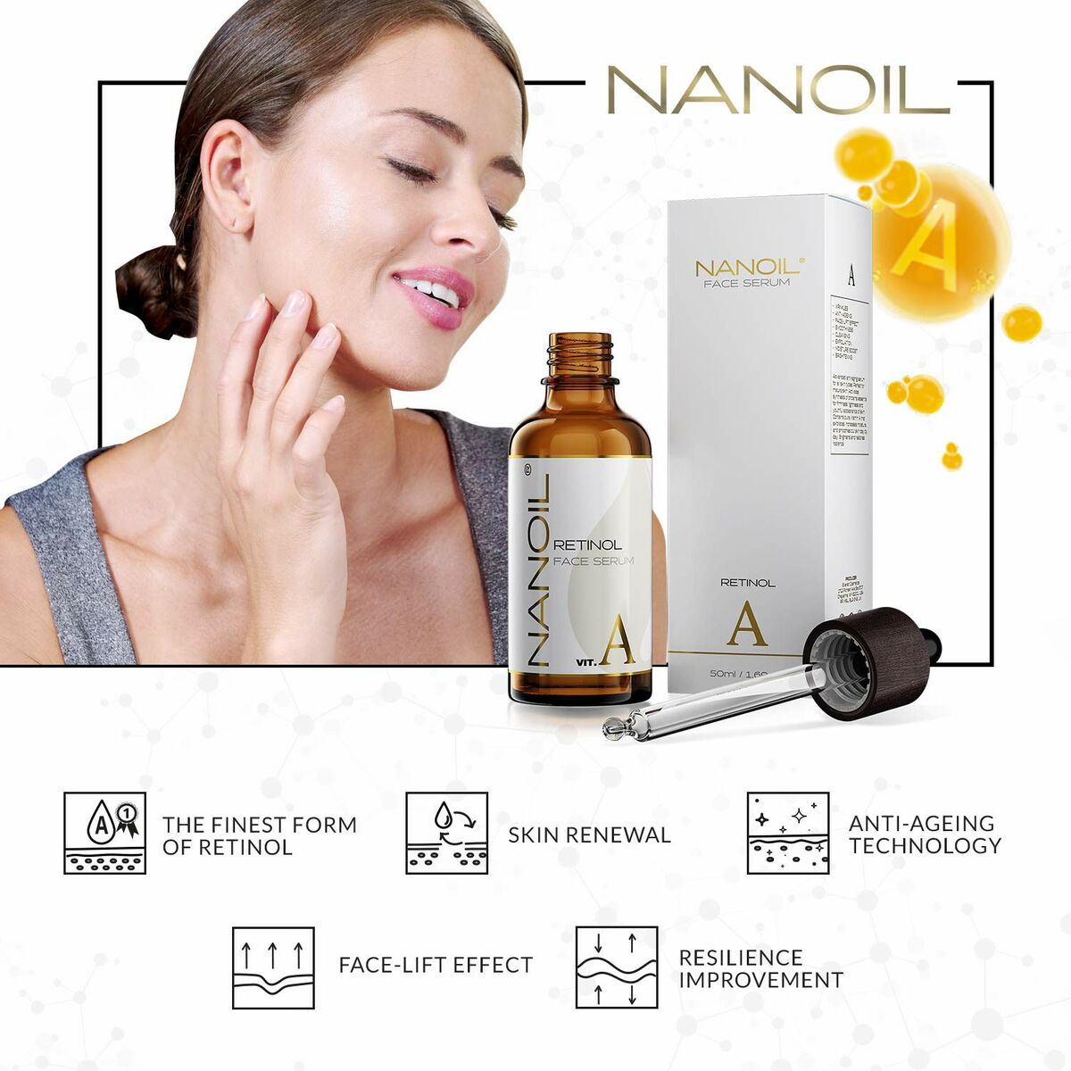 Anti-age serum Nanoil FACE SERUM 50 ml Retinol